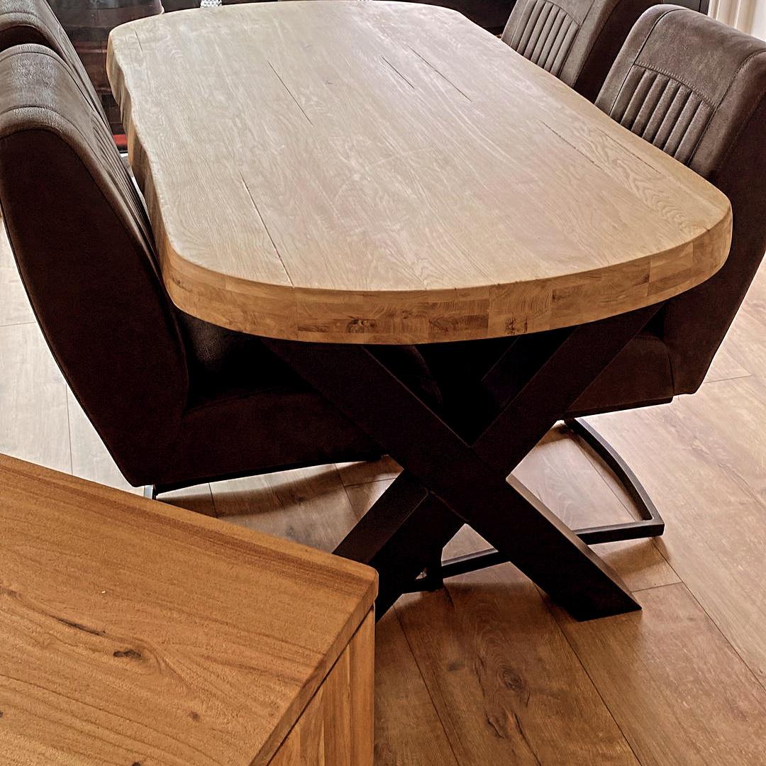 Eettafel Rustiek Eiken
